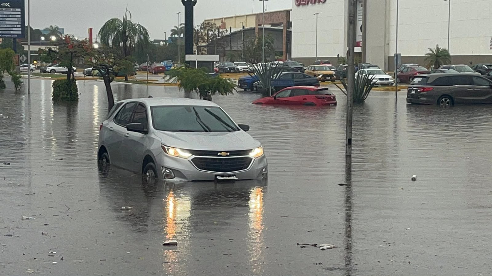 Fuertes lluvias paralizan actividades en Mérida: inundaciones, retrasos y cierres temporales